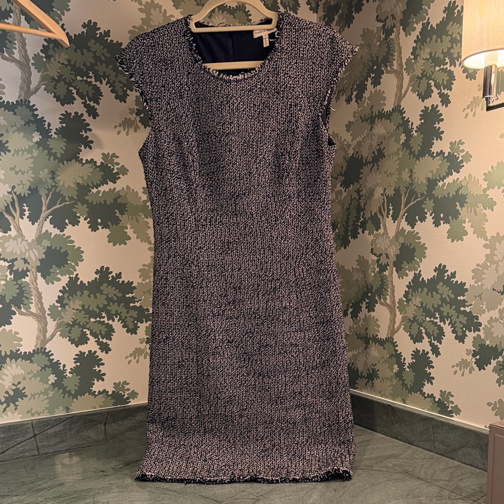Rebecca Taylor Navy & Pink Dress - size 8